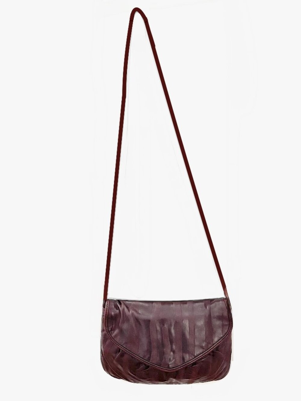 Genuine Soft Embossed Leather Crossbody Clutch Shoulder Bag Crafted in Israel